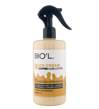 لوسیون بستنی نسکافه ای تقویت کننده موی رنگ شده و آسیب دیده بیول