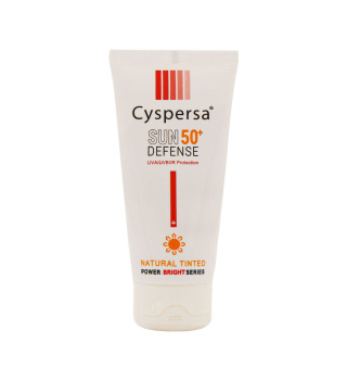 کرم ضد آفتاب رنگی روشن کننده دارای spf50 سیسپرسا