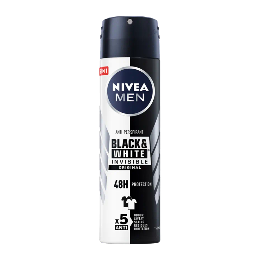 اسپری ضد تعریق مردانه نیوآ Nivea مدل Black And White