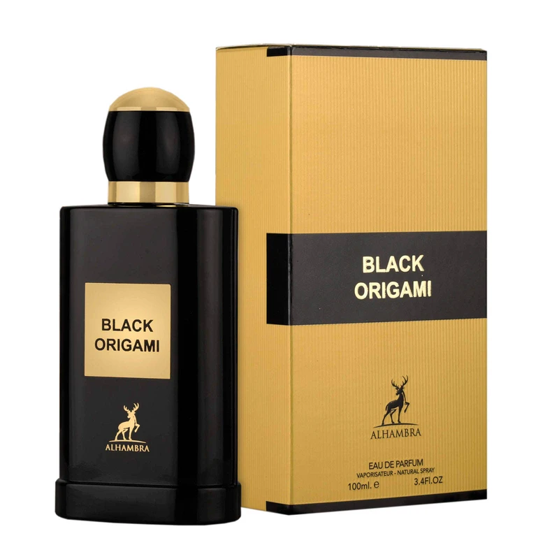 ادکلن الحمبرا مدل بلک اوریگامی رایحه تام فورد بلک ارکید