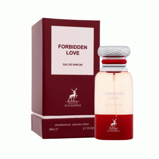 ادکلن الحمبرا مدل فوربیدن لاو رایحه تام فورد لاست چری