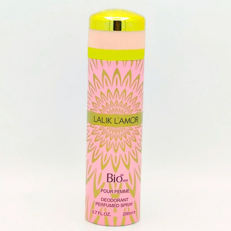 اسپری خوشبو کننده بدن زنانه بیو استار مدل لالیک لامور