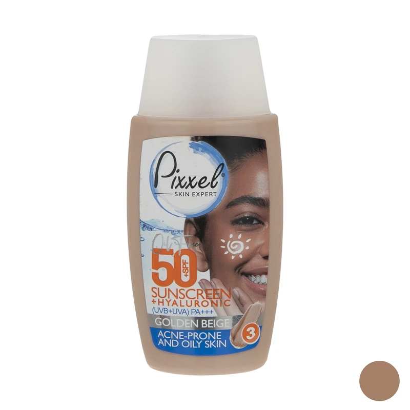 کرم ضد آفتاب رنگی پیکسل مناسب پوست چرب – 03