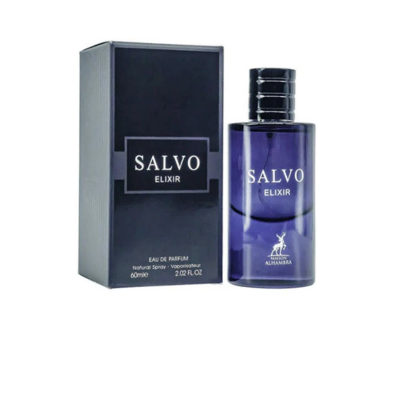 ادو پرفیوم مردانه الحمبرا مدل SALVO ELIXIR