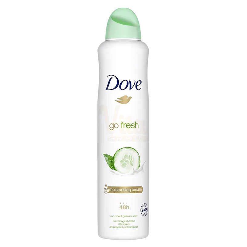 اسپری زنانه داو خیار Go Fresh حجم 250 میل